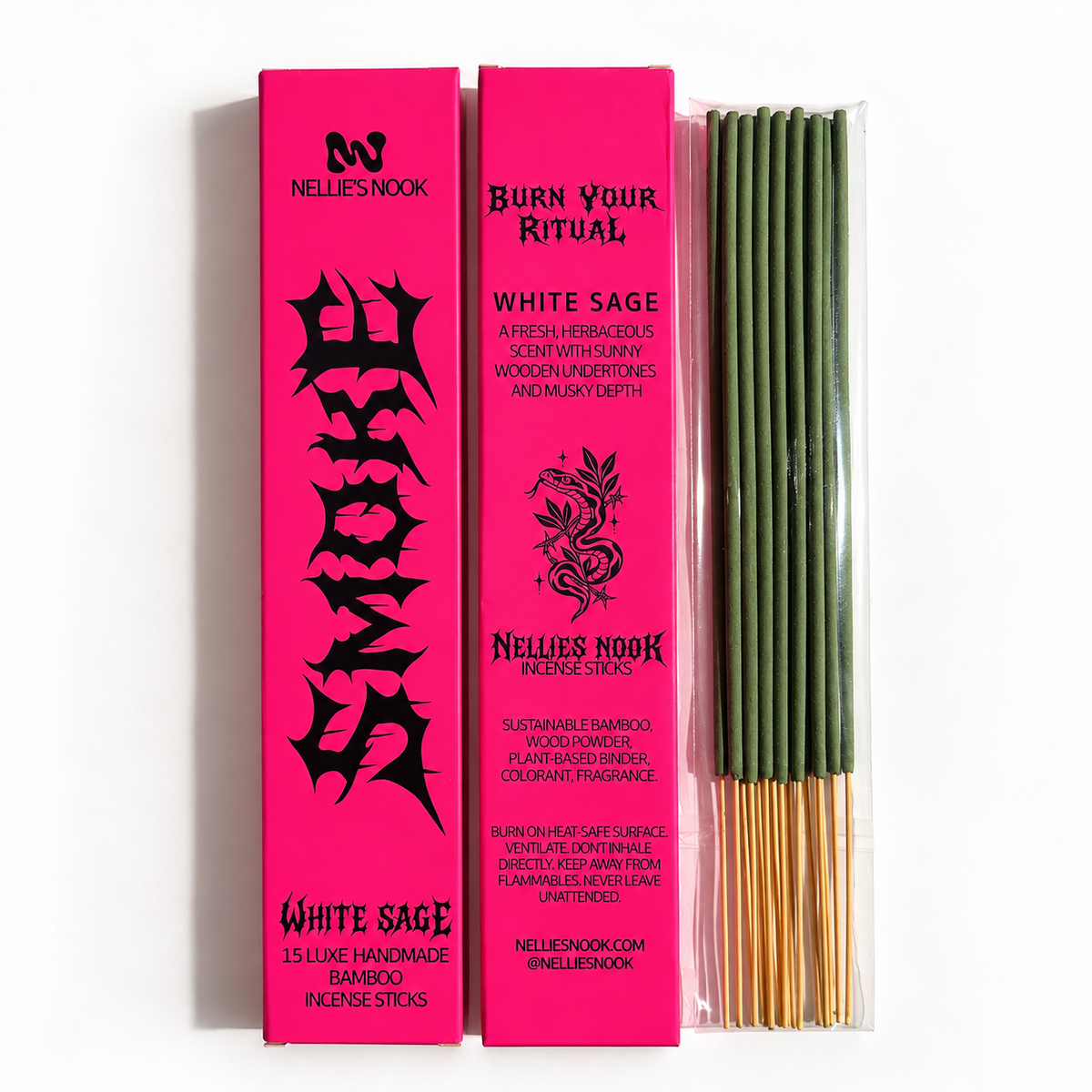 SMOKE - White Sage Incense Sticks